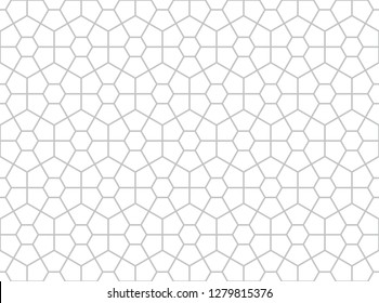 The geometric pattern with lines. Seamless vector background. White and grey texture. Graphic modern pattern. Simple lattice graphic design.