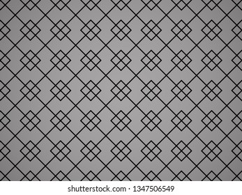 The geometric pattern with lines. Seamless vector background. Black and grey texture. Graphic modern pattern. Simple lattice graphic design