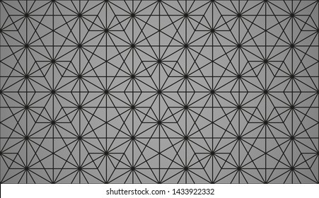 The geometric pattern with lines. Seamless vector background. Black texture. Graphic modern pattern. Simple lattice graphic design