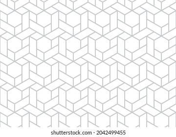El patrón geométrico con líneas. Fondo vectorial impecable. Textura blanca y gris. Patrón gráfico moderno. Diseño gráfico de entramado simple.