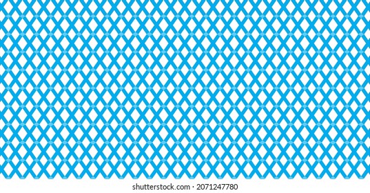 The geometric pattern with lines. Seamless vector background. White and Cyan texture. Graphic modern pattern. Simple lattice graphic design.