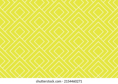 The geometric pattern with lines. Seamless vector background. White and yellow texture. Graphic modern pattern. Simple lattice graphic design