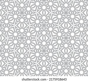 The geometric pattern with lines. Seamless vector background. White and gray texture. Graphic modern pattern. Simple lattice graphic design.