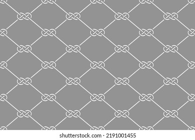 The geometric pattern with lines. Seamless vector background. White and gray texture. Graphic modern pattern. Simple lattice graphic design.