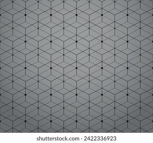 The geometric pattern with lines. Seamless vector background. Black and gray texture. Graphic modern pattern. Simple lattice graphic design