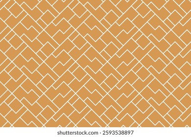 The geometric pattern with lines. Seamless vector background. White and golden texture. Graphic modern pattern. Simple lattice graphic design