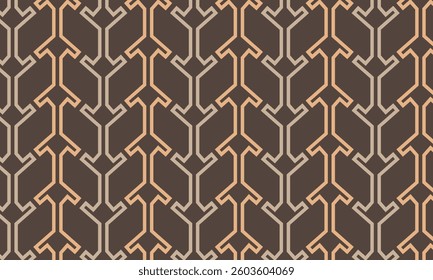 The geometric pattern with lines. Seamless vector background. Lane arrows background texture. Graphic modern pattern. Simple lattice graphic design. elegant line ornament wallpaper textile printing.