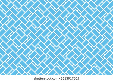 The geometric pattern with lines. Seamless vector background. White and blue texture. Graphic modern pattern. Simple lattice graphic design