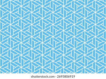 O padrão geométrico com linhas. Plano de fundo de vetor contínuo. Textura branca e azul. Padrão gráfico moderno. Design gráfico simples com reticulado