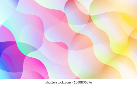 Geometric Pattern With Lines, Wave. Abstract Blurred Gradient Background. For Screen Cell Phone, Presentation Background, Package. Vector Illustration