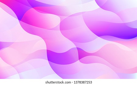 Geometric Pattern With Lines, Wave. Abstract Blurred Gradient Background. For Screen Cell Phone, Presentation Background, Package. Vector Illustration