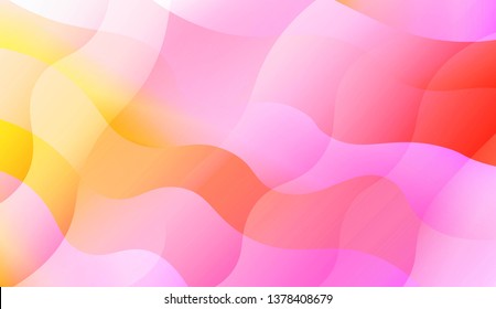 Geometric Pattern With Lines, Wave. Abstract Blurred Gradient Background. For Screen Cell Phone, Presentation Background, Package. Vector Illustration