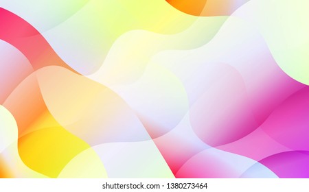 Geometric Pattern With Lines, Wave. Abstract Blurred Gradient Background. For Screen Cell Phone, Presentation Background, Package. Vector Illustration