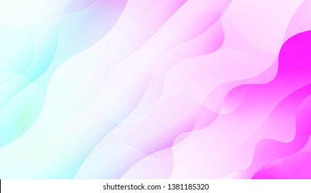 Geometric Pattern With Lines, Wave. Abstract Blurred Gradient Background. For Screen Cell Phone, Presentation Background, Package. Vector Illustration