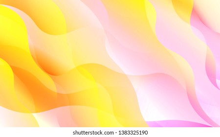Geometric Pattern With Lines, Wave. Abstract Blurred Gradient Background. For Screen Cell Phone, Presentation Background, Package. Vector Illustration