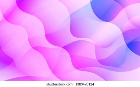 Geometric Pattern With Lines, Wave. Abstract Blurred Gradient Background. For Screen Cell Phone, Presentation Background, Package. Vector Illustration