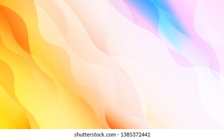 Geometric Pattern With Lines, Wave. Abstract Blurred Gradient Background. For Screen Cell Phone, Presentation Background, Package. Vector Illustration