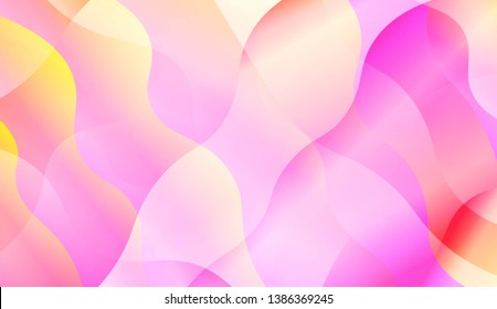 Geometric Pattern With Lines, Wave. Abstract Blurred Gradient Background. For Screen Cell Phone, Presentation Background, Package. Vector Illustration