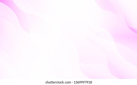 Geometric Pattern With Lines, Wave. Blur Sweet Dreamy Gradient Color Background. For Your Graphic Invitation Card, Poster, Brochure. Vector Illustration