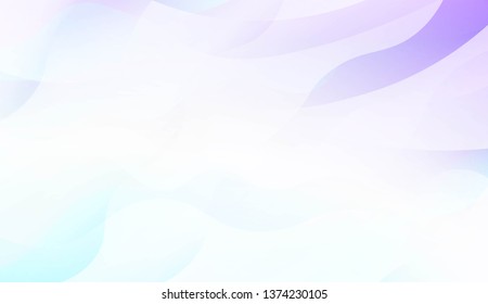 Geometric Pattern With Lines, Wave. Blur Sweet Dreamy Gradient Color Background. For Your Graphic Invitation Card, Poster, Brochure. Vector Illustration