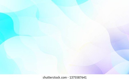 Geometric Pattern With Lines, Wave. Blur Sweet Dreamy Gradient Color Background. For Your Graphic Invitation Card, Poster, Brochure. Vector Illustration