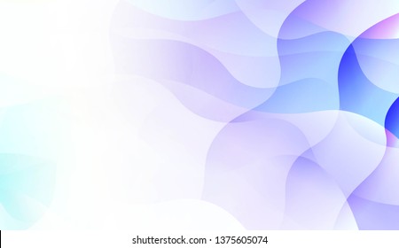 Geometric Pattern With Lines, Wave. Blur Sweet Dreamy Gradient Color Background. For Your Graphic Invitation Card, Poster, Brochure. Vector Illustration