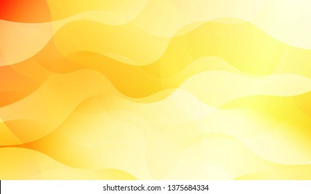 Geometric Pattern With Lines, Wave. Blur Sweet Dreamy Gradient Color Background. For Your Graphic Invitation Card, Poster, Brochure. Vector Illustration
