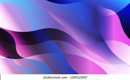 Geometric Pattern With Lines, Wave. For Cover Page, Landing Page, Banner. Vector Illustration with Color Gradient.