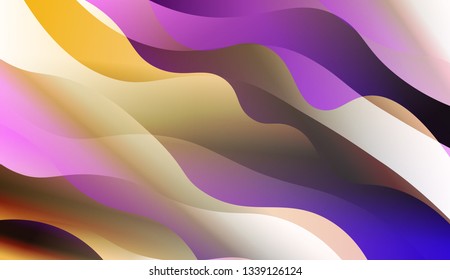 Geometric Pattern With Lines, Wave. For Cover Page, Landing Page, Banner. Vector Illustration with Color Gradient.