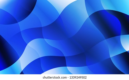 Geometric Pattern With Lines, Wave. For Cover Page, Landing Page, Banner. Vector Illustration with Color Gradient.