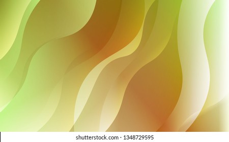 Geometric Pattern With Lines, Wave. Design For Cover Page, Poster, Banner Of Websites. Vector Illustration with Color Gradient