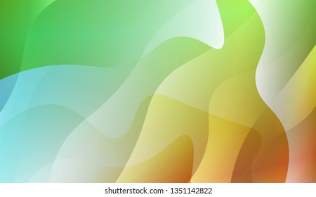 Geometric Pattern With Lines, Wave. Design For Cover Page, Poster, Banner Of Websites. Vector Illustration with Color Gradient
