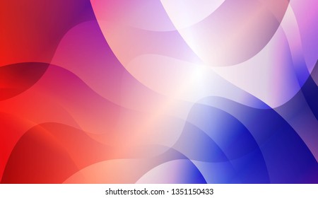 Geometric Pattern With Lines, Wave. Design For Cover Page, Poster, Banner Of Websites. Vector Illustration with Color Gradient