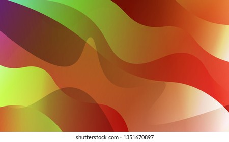 Geometric Pattern With Lines, Wave. Design For Cover Page, Poster, Banner Of Websites. Vector Illustration with Color Gradient