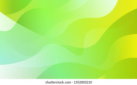 Geometric Pattern With Lines, Wave. Design For Cover Page, Poster, Banner Of Websites. Vector Illustration with Color Gradient