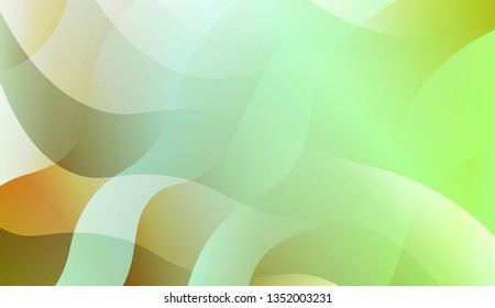 Geometric Pattern With Lines, Wave. Design For Cover Page, Poster, Banner Of Websites. Vector Illustration with Color Gradient