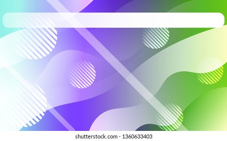 Geometric Pattern With Lines, Wave. For Design, Presentation, Business. Vector Illustration with Color Gradient