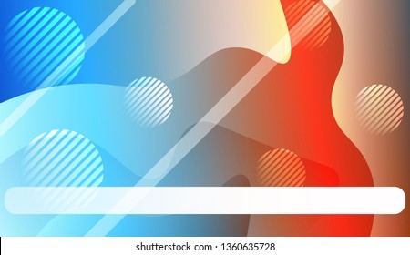 Geometric Pattern With Lines, Wave. For Design, Presentation, Business. Vector Illustration with Color Gradient
