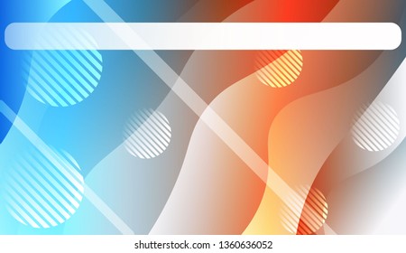 Geometric Pattern With Lines, Wave. For Design, Presentation, Business. Vector Illustration with Color Gradient