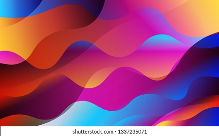 Geometric Pattern With Lines, Wave. For Elegant Pattern Cover Book. Vector Illustration with Color Gradient