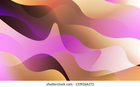 Geometric Pattern With Lines, Wave. For Elegant Pattern Cover Book. Vector Illustration with Color Gradient
