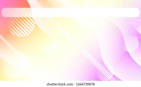 Geometric Pattern With Lines, Wave. Fluid shapes composition. For Business Presentation Wallpaper, Flyer, Cover. Vector Illustration.