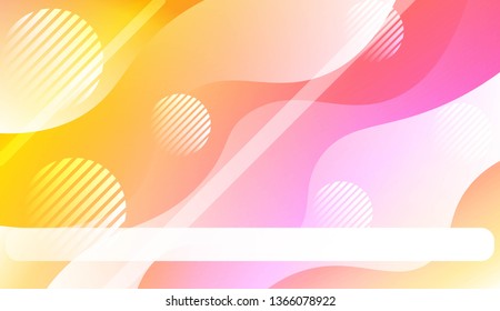 Geometric Pattern With Lines, Wave. Fluid shapes composition. For Business Presentation Wallpaper, Flyer, Cover. Vector Illustration.