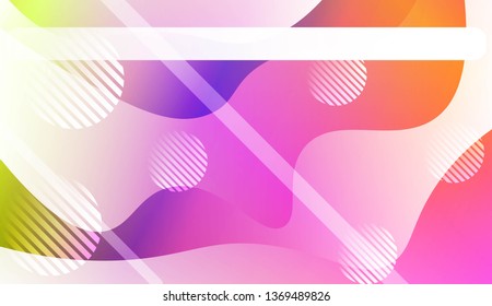 Geometric Pattern With Lines, Wave. Fluid shapes composition. For Business Presentation Wallpaper, Flyer, Cover. Vector Illustration.