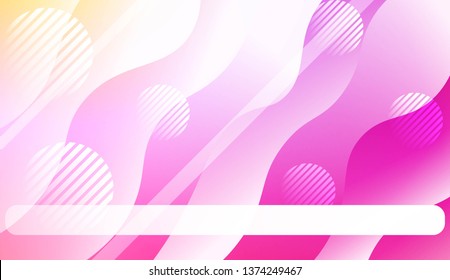 Geometric Pattern With Lines, Wave. Fluid shapes composition. For Business Presentation Wallpaper, Flyer, Cover. Vector Illustration.