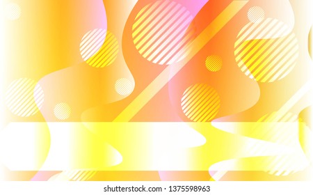 Geometric Pattern With Lines, Wave. Fluid shapes composition. For Business Presentation Wallpaper, Flyer, Cover. Vector Illustration with Color Gradient