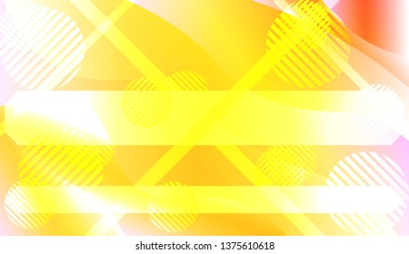 Geometric Pattern With Lines, Wave. Fluid shapes composition. For Business Presentation Wallpaper, Flyer, Cover. Vector Illustration with Color Gradient