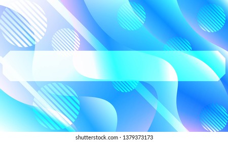 Geometric Pattern With Lines, Wave. Fluid shapes composition. For Business Presentation Wallpaper, Flyer, Cover. Vector Illustration with Color Gradient