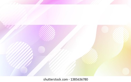 Geometric Pattern With Lines, Wave. Fluid shapes composition. For Business Presentation Wallpaper, Flyer, Cover. Vector Illustration with Color Gradient
