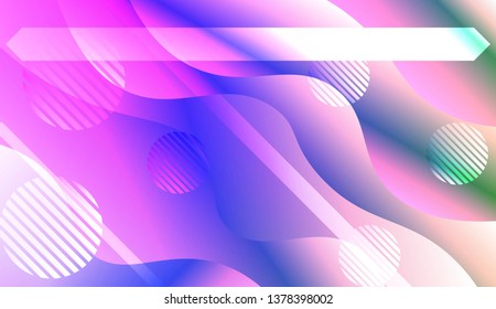 Geometric Pattern With Lines, Wave. For Flyer, Brochure, Booklet And Websites Design Vector Illustration with Color Gradient